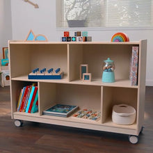 Children's Factory Angeles Mobile 2-Shelf Storage Wooden