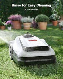ECOVACS Goat A3000 LiDAR Robot Lawn Mower, Wire-Free Dual LiDAR Navigation, AI Obstacle Avoidance, 32V Power Platform, Smart App Control, Automatic Mapping, for Lawns Up to 3/4 Acre