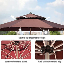 OREKPOT Patio Umbrella Outdoor Umbrella Garden Furniture Beach Umbrella Sunshade for Pool Patio & GardenUV Protection Adjustable Height Easy Setup