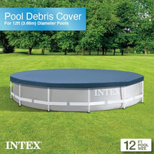 Intex Prism Frame 12ft x 30in Round Above Ground Swimming Pool Set Bundle