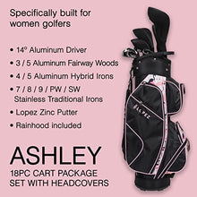 Nancy Lopez Golf Ashley 18PC Complete Golf Clubs Set Flamingo