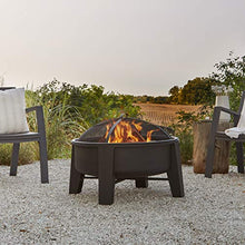 Unknown1 Wood Burning Fire Bowl Black