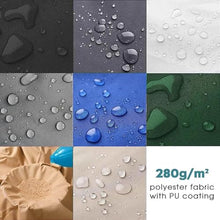 GJZDPMY Waterproof Tear-Resistant Replacement Fabric for Outdoor Awning - Sun Protection Awning Accessory 2X Material for Long-Lasting Use with Steering Wheel Ideal for Patios and Decks