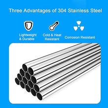 5 Step Stainless Steel in-Pool Ladder, In-Ground Pool Ladder W/Non-Slip Footstep, Entry and Exit System for In-Ground Swimming Pools, No Pre-Embedded