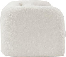 Meridian Furniture Emory Collection Art Deco Loveseat Cream