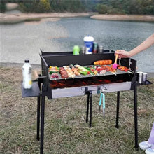 HBJWOV Barbecue Rack Outdoor Stainless Steel Barbecue Stove Home Camping Folding Carbon Oven