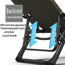 Renovation House Chairs Lounge Chair Foldable Lunch Break Chair Back Chair Lazy Couch Home Leisure Chair Balcony Recliner Outdoor Portable Sun Lounger 178x67x25cm Durable