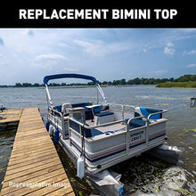TaylorMade Manual Bimini Top Kit 8' or 10' Long for Pontoon Boats Green Fabric