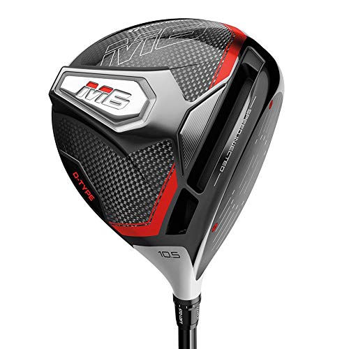 TaylorMade M6 D-Type Driver 9.0 Loft Left Hand Stiff Flex Matte Black/Silver