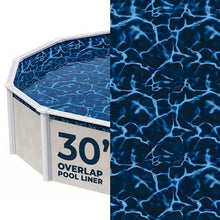 Blue Wave Evening Bay 30 ft Round Pool Liner for Above Ground Pools