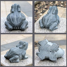 Frog Spitter Statue, Outdoor Garden Figurines, Granite Decorations for Desk Office Bedroom Outdoor Yard Lawn(32x40x25cm/12.5x15.7x10in)