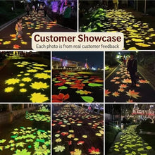 3D Falling Leaves Projector Light, IP67 Outdoor Landscape Holiday Lamp