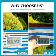 IRUGS Shade Cloth-Outdoor Sun Shades Netting,Silver Sun Shade Cover, Shade Sails with Grommets for Cars, Dogs, Outdoor, RV, Patio, Indoor(8.0 * 19.0m/26.2 * 62.3ft)