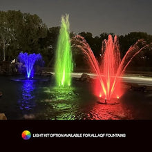 HALF OFF PONDS 3/4 HP Floating Fountain with 200 Foot Cord - 11 Patterns, Surface Aeration, No Lights