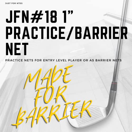 Just For Nets JFN Nylon Golf Practice/Barrier Net 30' x 30' Black