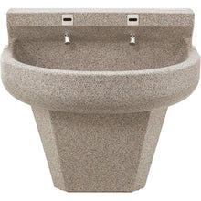 Global Industrial Wall Mounted Sensor-Operated Wash Fountain, 2 Station