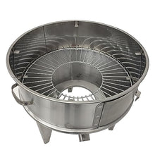 Yokoma Commercial Charcoal Roast Duck Oven 23.6x53inches Stainless Steel 3 Tier Barbecu Cooker Grill BBQ Beijing Duck Turkey Roasting Machine with Detachable Shelf for Chicken Vegetables Lamb