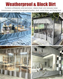 Weatherproof Patio Curtain, Greenhouse Roof Tarp, Keep Pollen Out