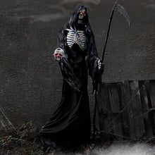Haunted Hill Farm 7.0-Ft. Motion-Activated Rotting Reaper Animatronic