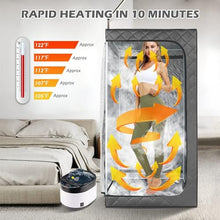 Piefeak Portable Home Steam Sauna Tent with Adjustable Steamer & Remote Control, Includes Relaxation Folding Chair for Detox and Wellness (4.0l)