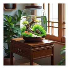 WOAITIANTIAN Vase Stand Dwarf with Drawers Plant Rack, Wood Bonsai Shelf for Indoor Living Room Balcony