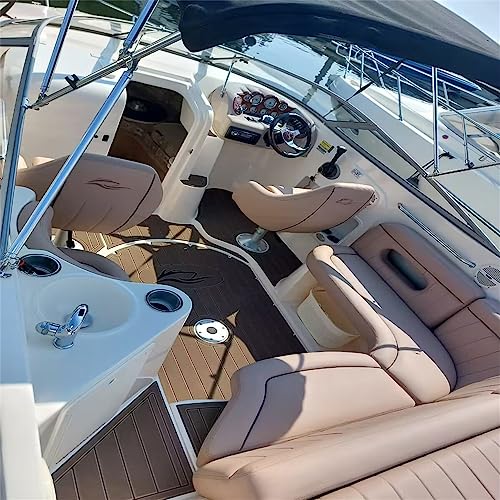 Valman EVA Faux Teak Decking Floor Mat for 2004 Rinker 232 Swim Platform - Multiple Color Options