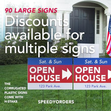 SPEEDYORDERS 90QTY Custom Yard Signs With Stakes, Double Sided, Personalized Printed, Full Color, Design Your Own, 18x24 Inches, Plastic, Floor Standing, Landscape, Lawn, Customizable and Colorful