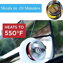 4.5L Large Capacity Portable Solar Oven with Thermometer, Outdoor Camping Stove for Hiking, Travel, Family and Parties