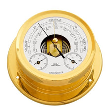 Fischer Maritime Weather Station 165 mm / 6.5"" - US Version °F (Brass)
