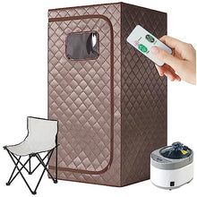 DKDZZXHUS Portable Home Spa Sauna Tent with 4L 1000W Steam Generator, Remote Control Timer