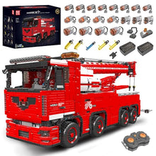 Mould King Tow Truck Technic Building Kit Red