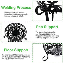 2 TiersFlower Pot Tray Floor Plant Stand for Indoor Balcony Garden Flower Pot Shelf (Color : OneColor, Size (Onecolor