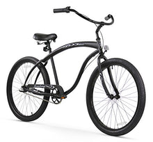Firmstrong Bruiser Man 3-Speed Beach Cruiser Bicycle Matte Black