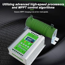 Wind Solar Hybrid Controller,Multifunctional Charge Controller,Mppt Boost Charging,Wind Turbine and Solar Power,for Renewable Energy,Wind Turbine and Solar Power W800/S600W-48V