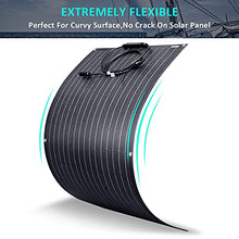 600W Wind Solar Power Kit 12V Hybrid Off Grid System:400W Wind Turbine Generator/2pcs 100W ETFE Flexible Solar Panel Monocrystalline/Charge Controller/Cable