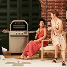 Blaze 26-Inch Freestanding Natural Gas Outdoor Pizza Oven W/Rotisserie & Cart - BLZ-26-PZOVN-NG