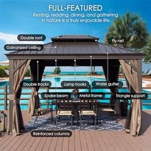 Kozyard Alexander 12' X 18' Hardtop Gazebo Gray