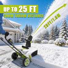 SHUMIAO 40V Battery Powered Snow Blower, 20" Brushless Thrower