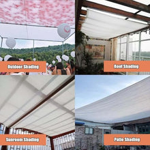 55% Shade Fabric White Shade Netting for Garden Sunshade Sail 2X to 11x12m Perfect for Greenhouses Patios Plants UV Protection Outdoor Use