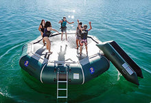 Island Hopper Bounce N Splash 17' Water Bouncer Natural Green