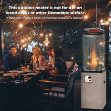 Tangkula 41,000 BTU Propane Patio Heater with Waterproof Cover (Light Grey)