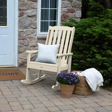 highwood AD-KITRKCH1-WAE Lehigh 2 Rocking Chairs with Adirondack Side Table, Whitewash