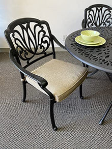 Patio Land Elizabeth 9pc Outdoor Dining Set Dark Bronze