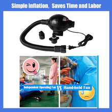 EQCOTWEA 26.2x26.2x2ft Oversized Inflatable Water Pool with 110V 800W Pump
