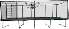 Galactic Xtreme Rectangle Trampoline 13x23 Gymnastics with Net Green