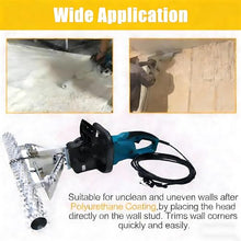 1800W Foam Planer Insulation Trimmer, 19.68''/27.5" Spray Foam Flatting Saw, 14.5m/s Speed Open/Closed Cell Spray Removal Tool for Polyurethane Wall Trimming OpenCell-50cm