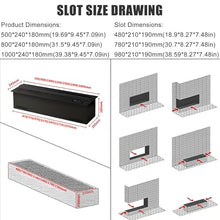 Pro Designer Atomized Flame Fireplace: Cinema-Grade 3D Fire Effect, 9 Colour Ambience, Ultrasonic Humidifier W/Auto Refill - Touch, Remote & App Control Water Vapor Fireplace 50cm/20in