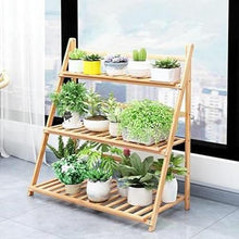 TBNLASS Foldable Plant Stand Multi-layer Storage Rack Flower Pot Organizer Multifunctional Floor type Shelf