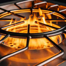 The Chimney Shop Summerset Sizzler Pro Built-in Power Burner for Natural Gas Outdoor Kitchens High Output Wok & Stock Pot Burner, Stainless Steel