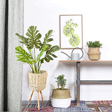 Plant Stand Plant Pots Floor Plant Pot Stand Wickerwork Flower Pot Holder Display Potted Rack Decor Garden Pots Planters Home Decor Plant Vase Plant Containers (Color : M)